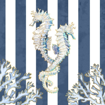Picture of LINED SEAHORSE - NAVY
