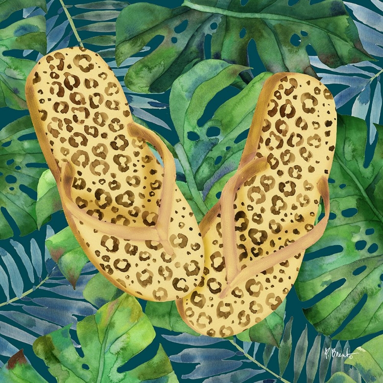 Picture of ANIMAL PRINT FLIP FLOPS II