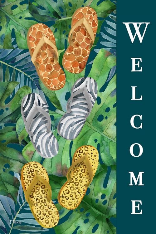 Picture of ANIMAL PRINT FLIP FLOPS VERTICAL II