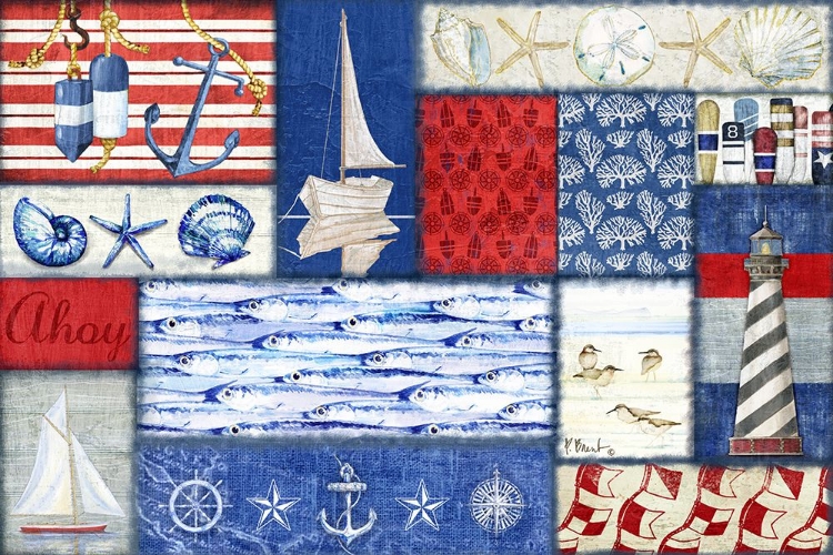Picture of NAUTICAL FRAGMENTS HORIZONTAL