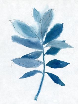 Picture of MODERN BLUE BOTANICAL I