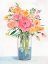 Picture of BRIGHT FLOWERS I