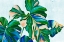 Picture of BLUE TROPICAL LEAVES II