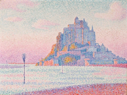 Picture of MONT SAINT-MICHEL, SETTING SUN