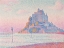 Picture of MONT SAINT-MICHEL, SETTING SUN
