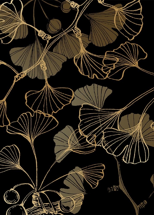 Picture of GINKGO - MINIMALIST GARDEN LEAVES