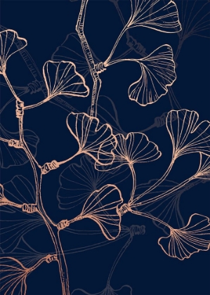 Picture of GINKGO MINIMAL CONTEMPORARY BOTANICAL FLORAL