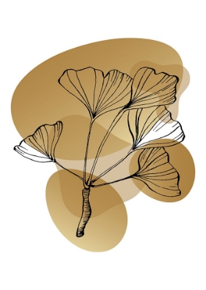 Picture of GINKGO NEUTRAL ABSTRACT BOTANICAL