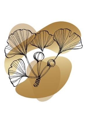 Picture of GINKGO SKETCH DRAWING IN SCANDINAVIAN STYLE