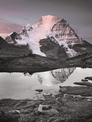 Picture of MOUNT ROBSON BW WITH COLOR
