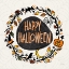 Picture of HALLOWEEN WREATH II WATERCOLOR