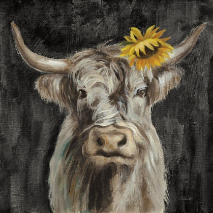 Picture of FLORAL HIGHLAND COW