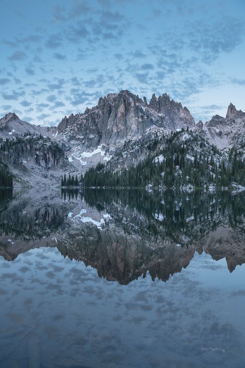 Picture of BARON LAKE MONTE VERITA PEAK SAWTOOTH MOUNTAINS I