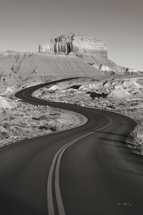 Picture of GOBLIN VALLEY STATE PARK RD BW