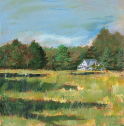 Picture of FARMHOUSE ACROSS THE MEADOW
