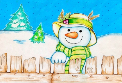 Picture of SNOWMAN FENCE