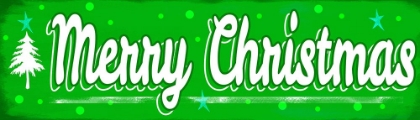Picture of MERRY CHRISTMAS SIGN