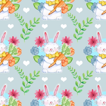 Picture of BUNNIES CARROTS PATTERN