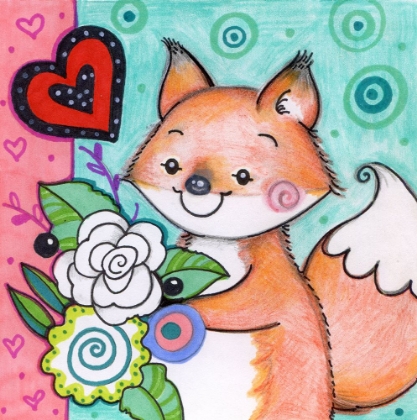 Picture of FLOWERS FOR FOX