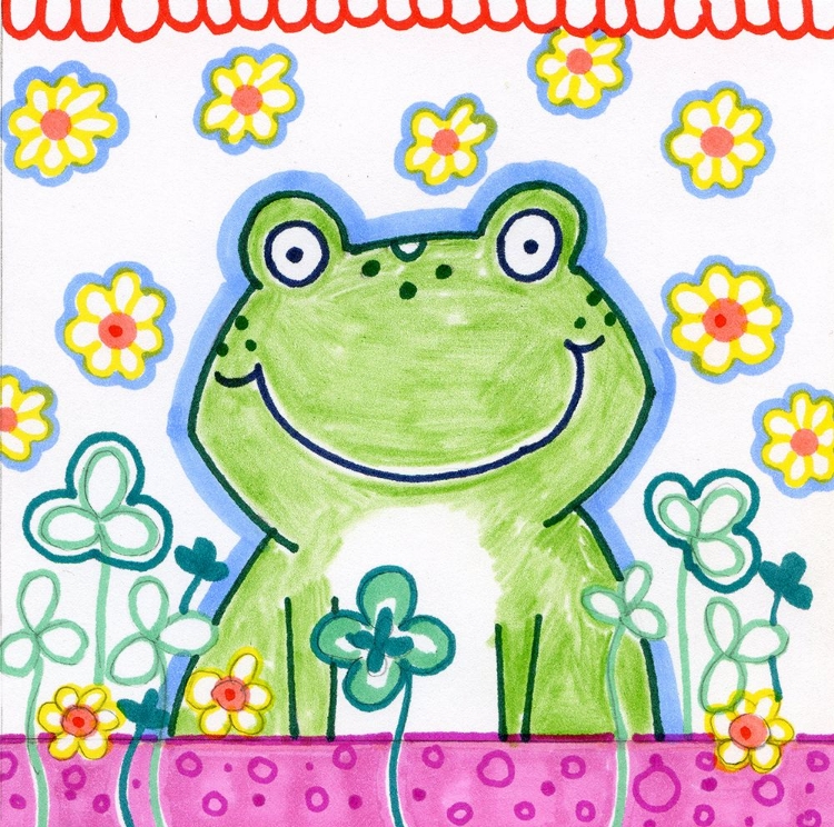 Picture of FROG IN CLOVER