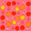 Picture of PINK AND ORANGE CIRCLES