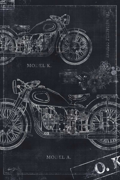 Picture of MOTORCYCLE CO. BLUEPRINT BLACK II