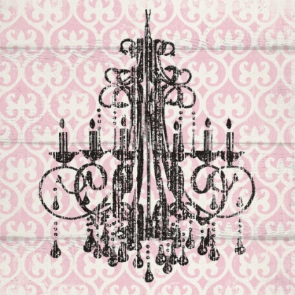 Picture of PINK PATTERN CHANDELIER I