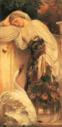Picture of WOMAN AND SWAN