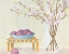 Picture of PLUMS AND VASE