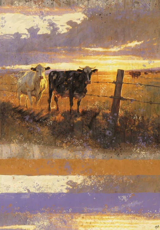 Picture of ABSTRACT GOLDEN COW II