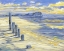 Picture of PILINGS ON THE BEACH