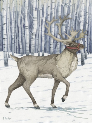 Picture of BIRCH REINDEER VERTICAL I