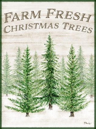 Picture of FARM FRESH CHRISTMAS TREES VERTICAL