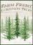 Picture of FARM FRESH CHRISTMAS TREES VERTICAL