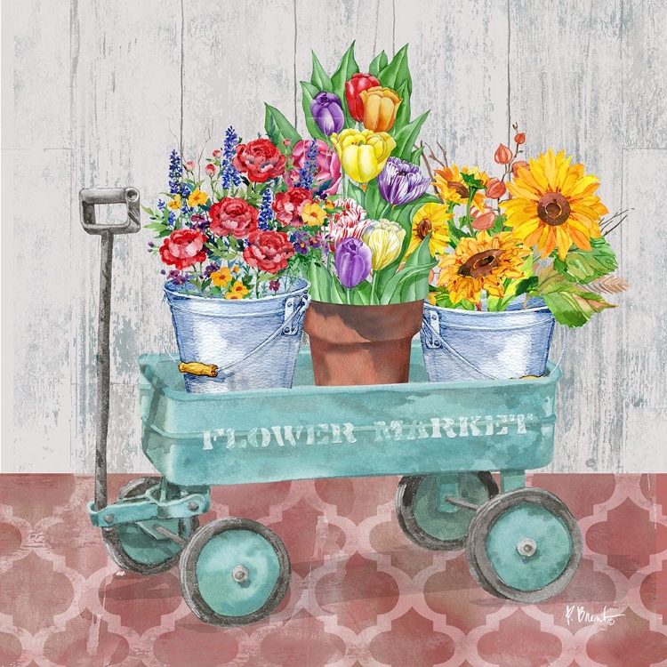 Picture of FLOWER CART II