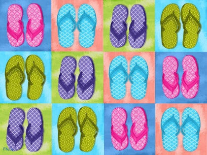 Picture of FLIP FLOP QUILT HORIZONTAL