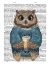 Picture of LATTE OWL IN SWEATER