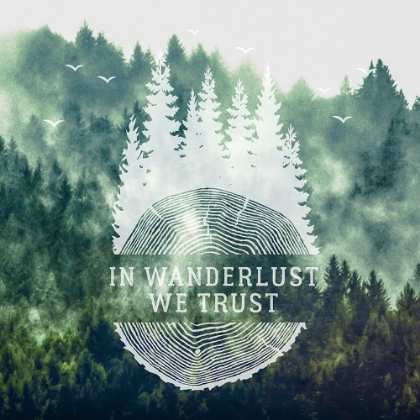 Picture of IN WANDERLUST WE TRUST QUOTE VINTAGE WOODS