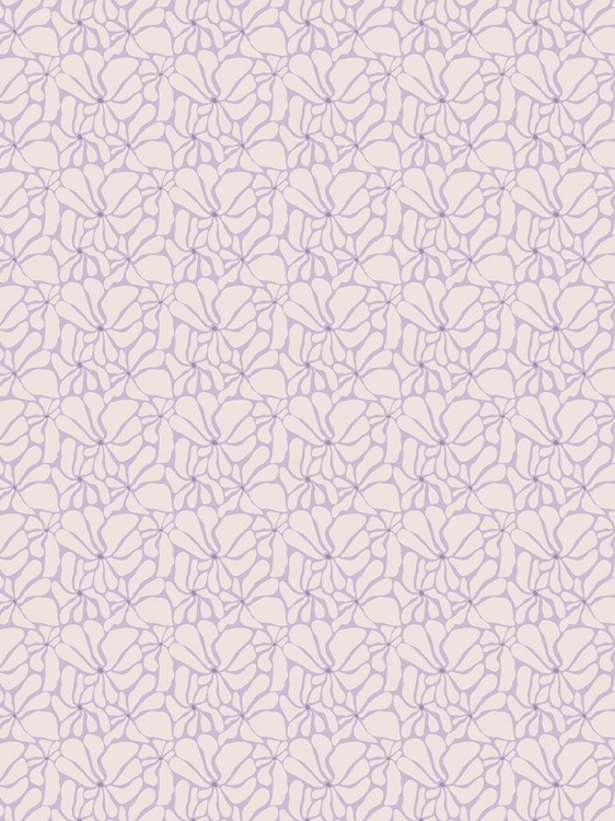 Picture of CUTE PURPLE FLOWER PATTERN