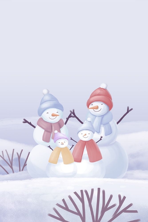 Picture of SNOWMAN FAMILY ANIMATED
