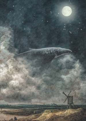 Picture of WHALE IN PAINTING