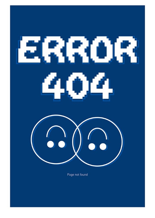 Picture of ERROR 404