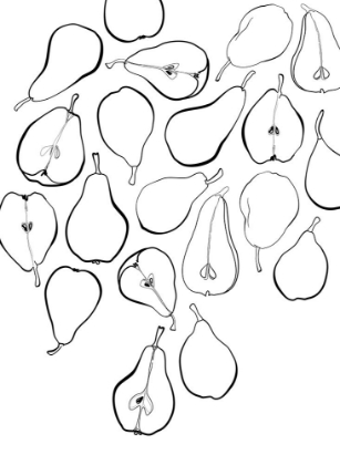Picture of LINE ART PEARS