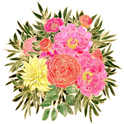 Picture of COLORFUL NANETTE FLORAL BOUQUET