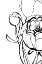 Picture of ANUMAN PEONY LINE ART