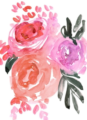 Picture of MAEKO LOOSE WATERCOLOR FLORALS I