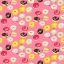 Picture of WATERCOLOR DONUTS PATTERN IN HOT PINK