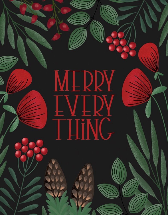 Picture of MERRY EVERYTHING IN BLACK