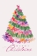 Picture of FLORAL WATERCOLOR MERRY CHRISTMAS TREE