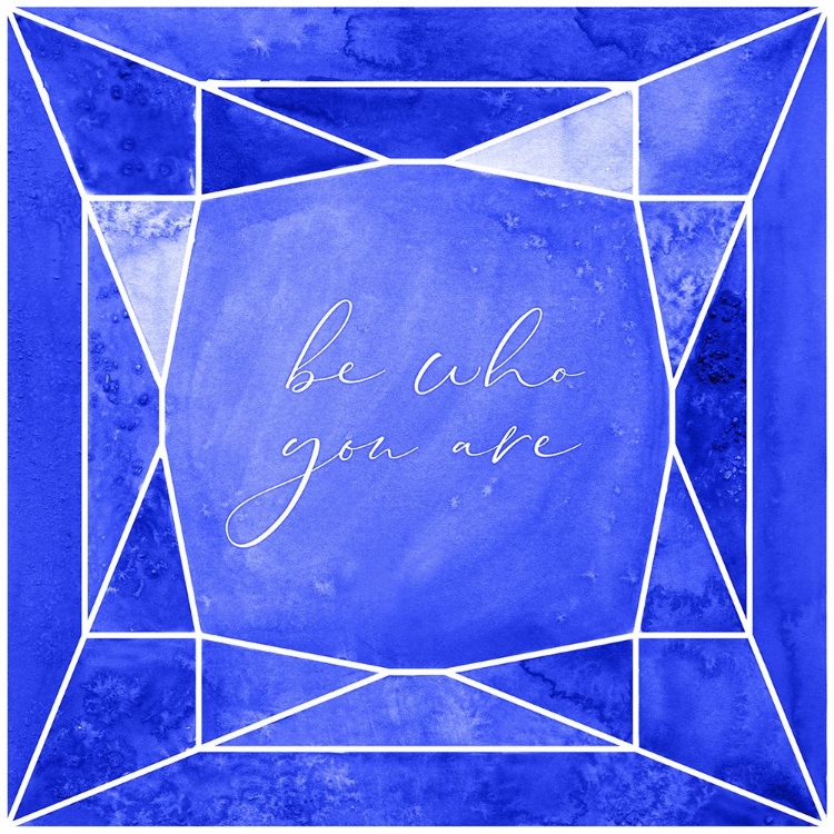 Picture of BE WHO YOU ARE GEM COBALT BLUE